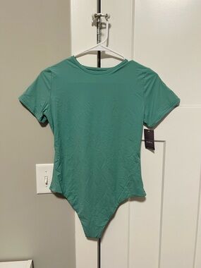 Auden Green Short Sleeve Luxury Bodysuit